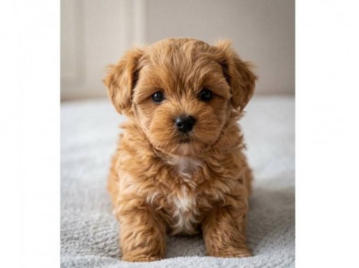 Birinci sınıf Maltipo bebekler 